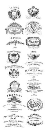 Classic Pots  12x33 Decor Transfer (30 x 84 cm)