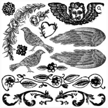 Indie Folk 12x12 Decor Stamp (30x30cm)