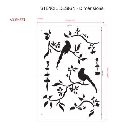 Chinoiserie Birds (A3)