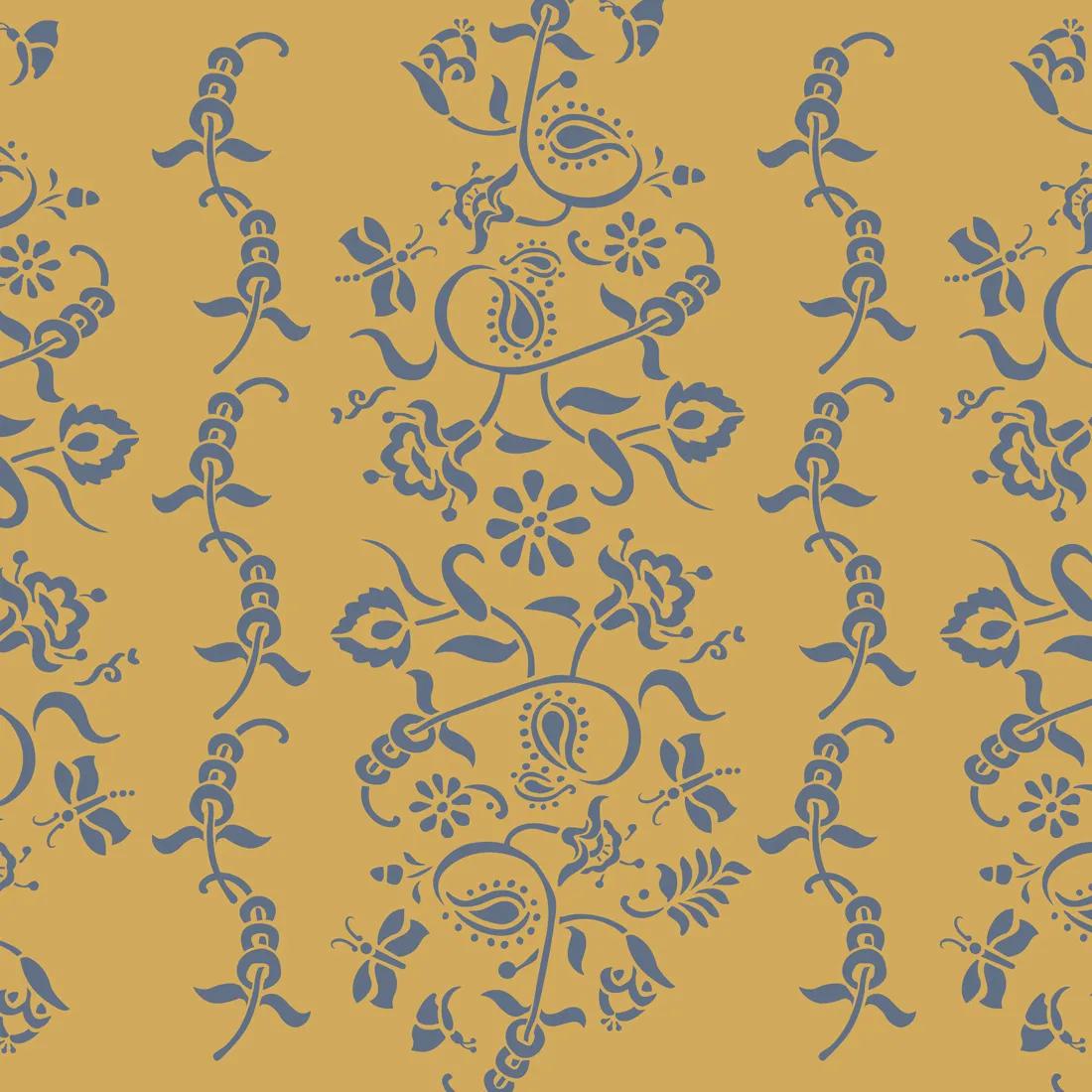 Paisley Floral Garland (A4)