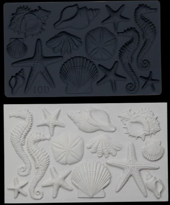 Sea Shells 6x10 Decor Moulds (15x25cm)