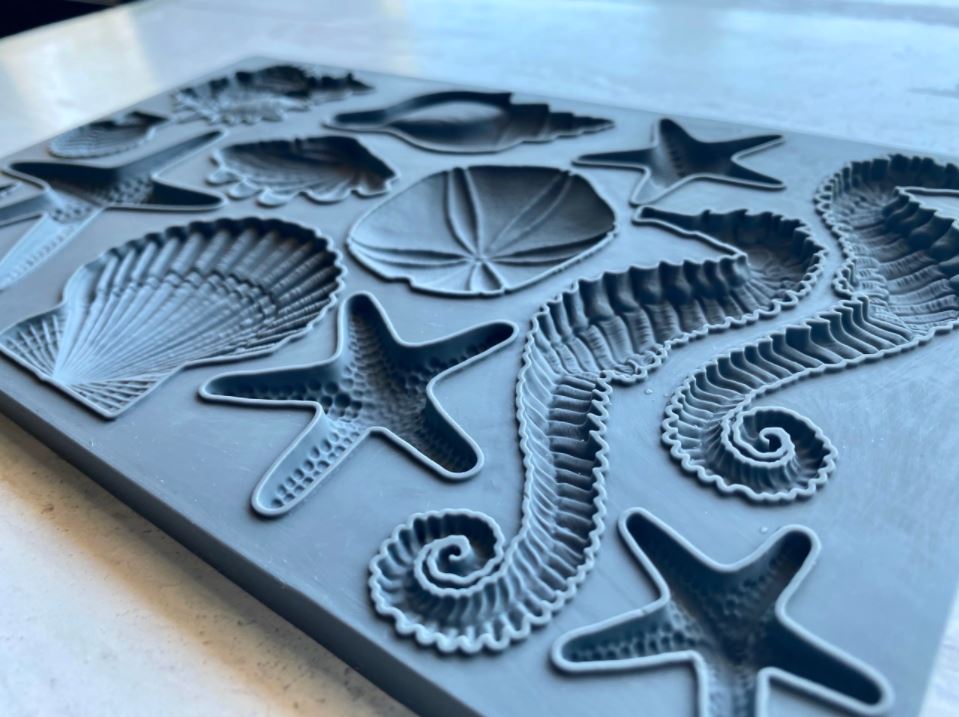 Sea Shells 6x10 Decor Moulds (15x25cm)