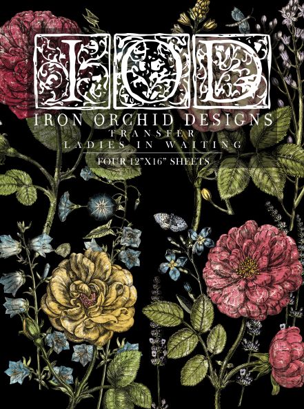 Ladies in Waiting Decor Transfer Pad 40x30cm (4 sayfa)