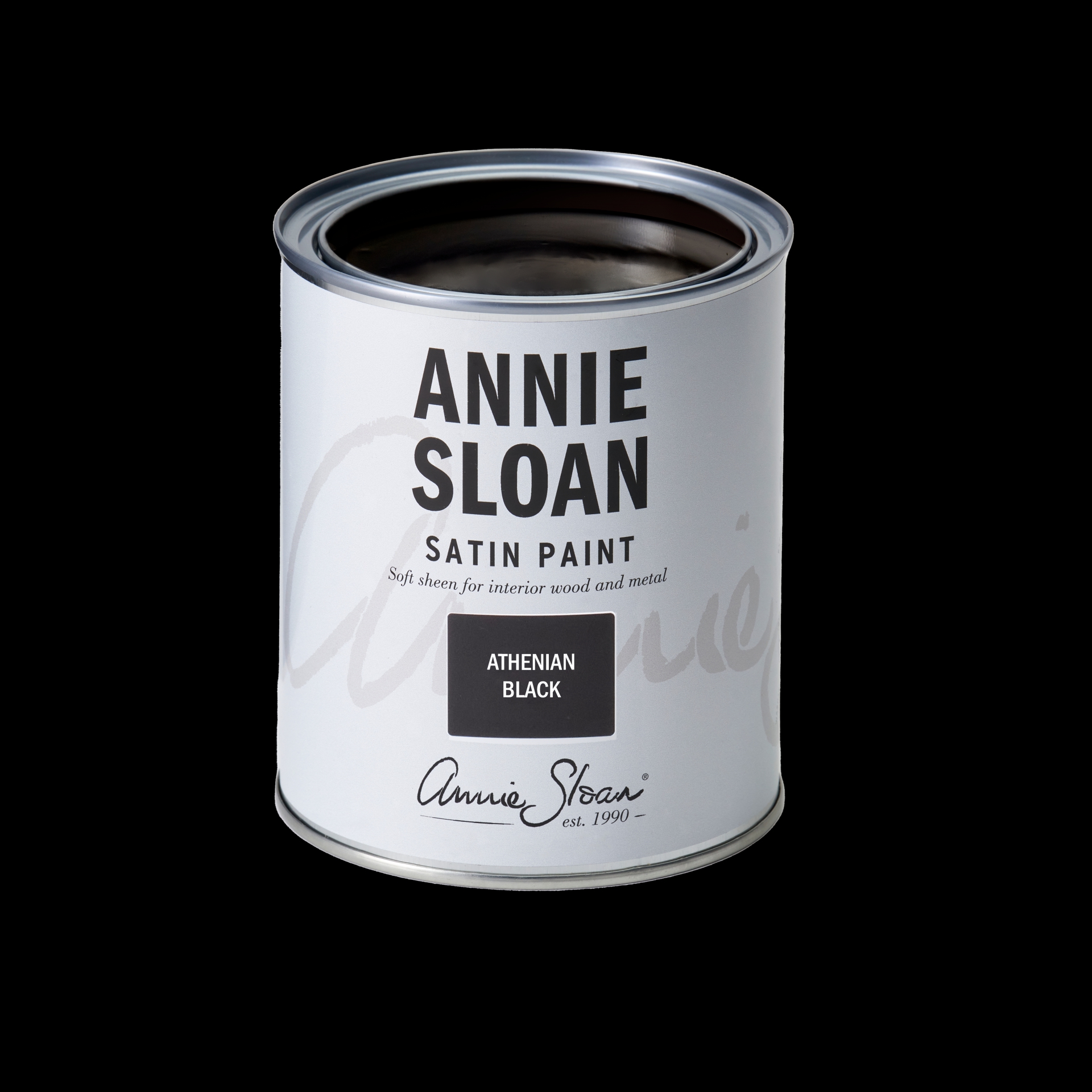 Athenian Black Satin Paint