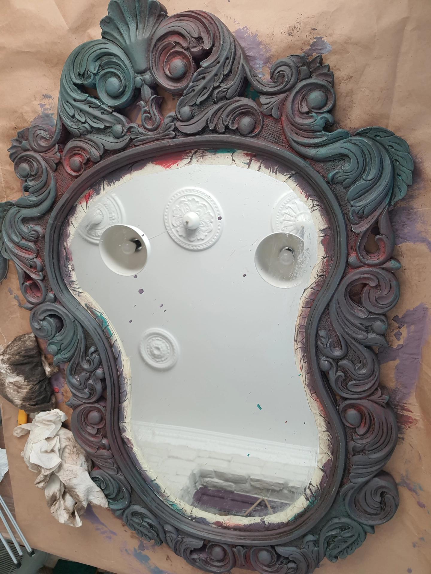 Çok Renkli Vintage Ayna