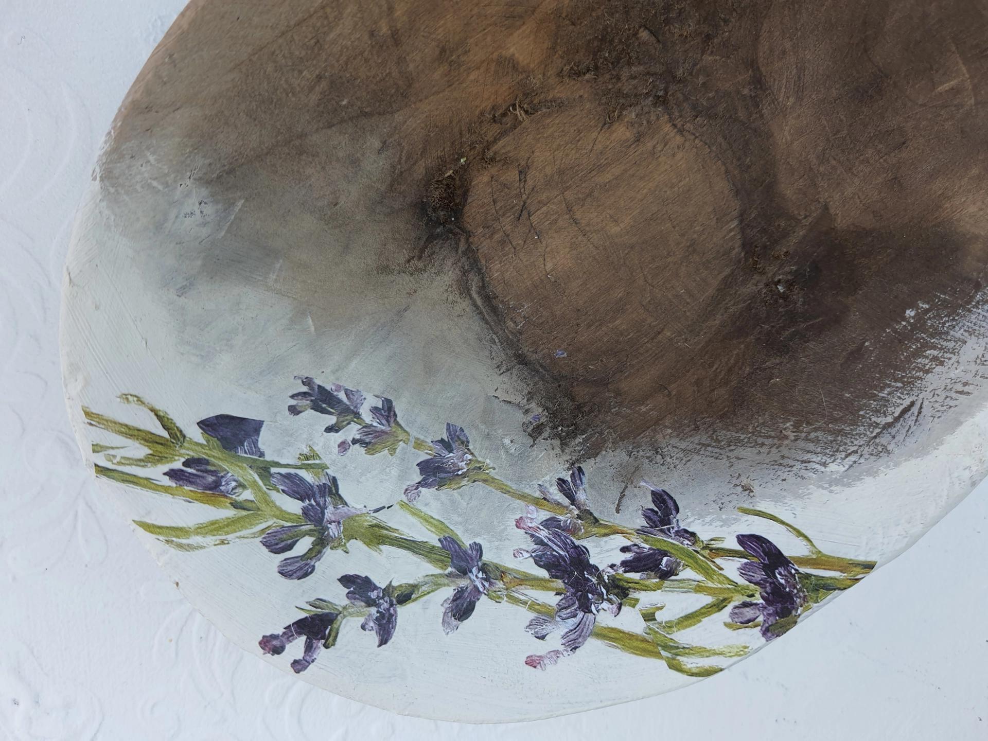 Ahşap Büyük Saplı Tas