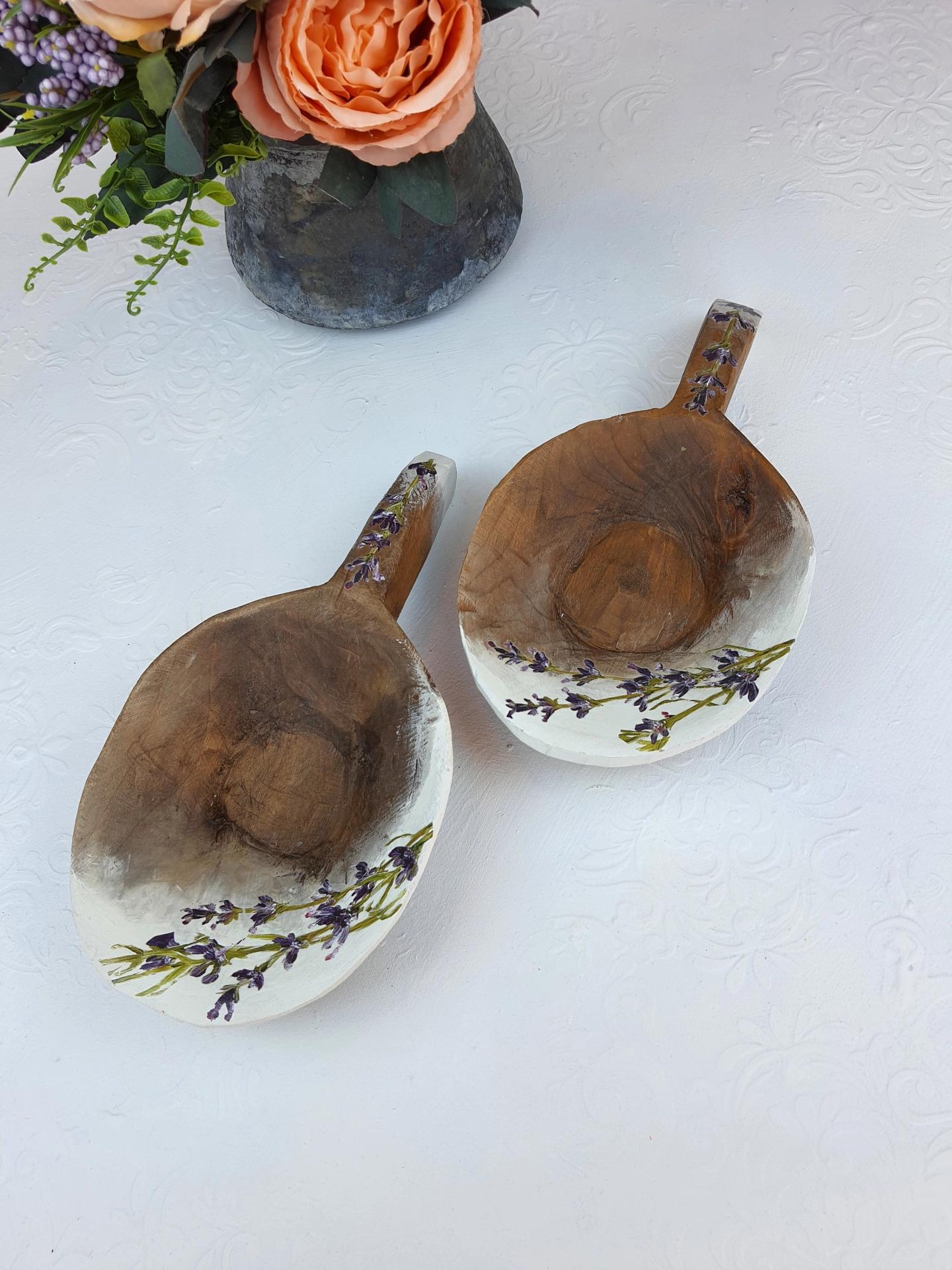 Ahşap Büyük Saplı Tas