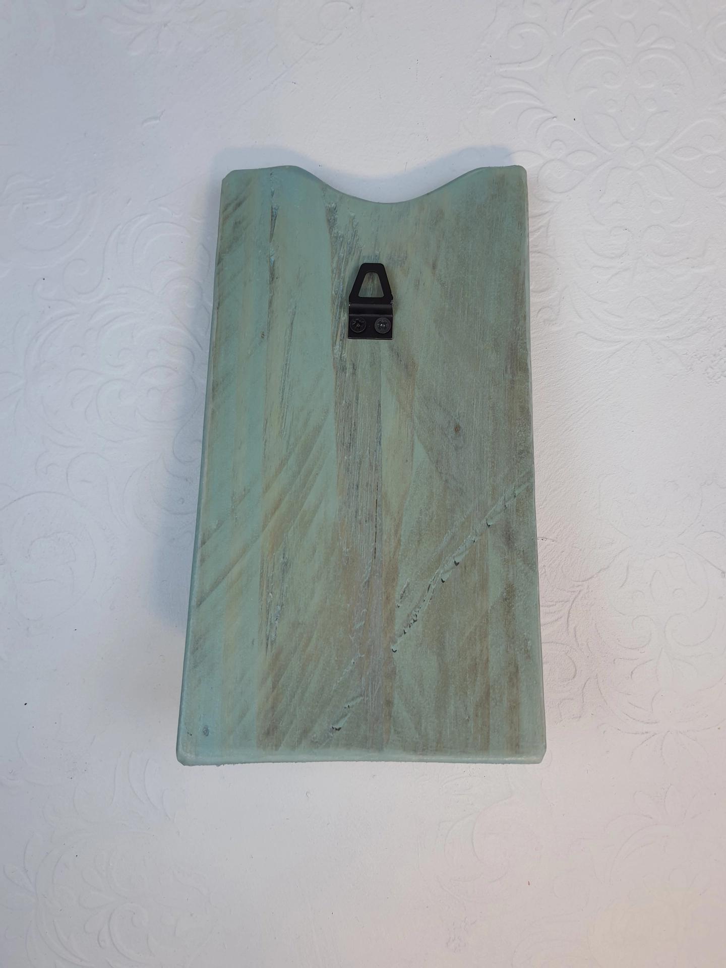 Masif Ahşap Mavi Askı - tekli