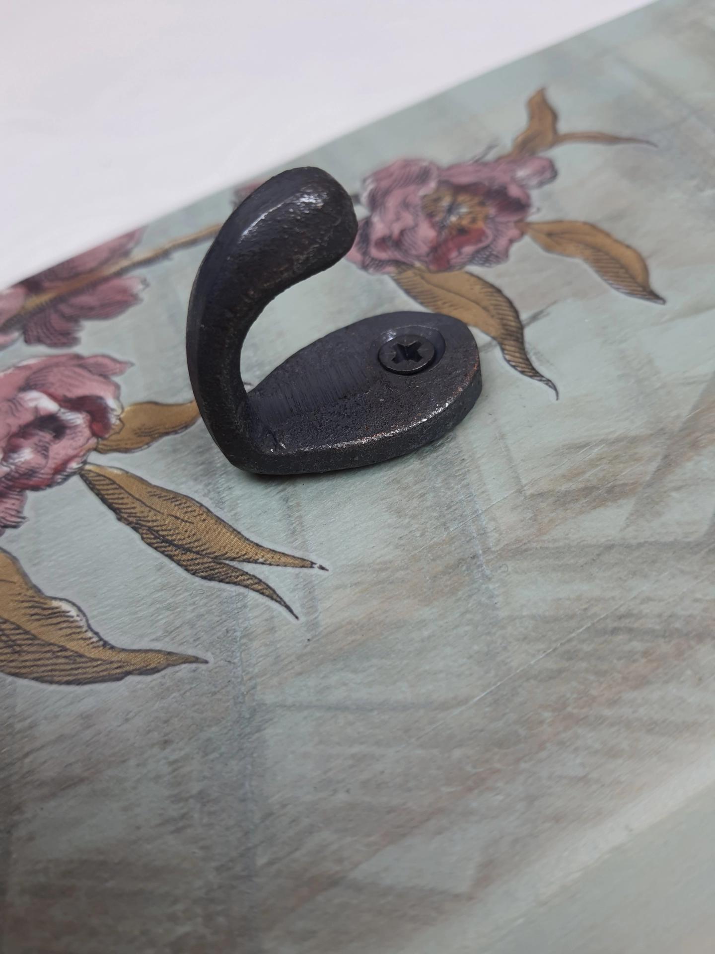 Masif Ahşap Mavi Askı - tekli